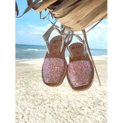 A Sandale  20090-21224 Glitter 96 A Fucsia 
