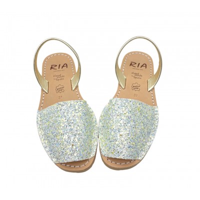 a a a Sandale Glitter 96 Azul