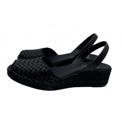 A Sandale 67020 WOVEN NERO  kinia