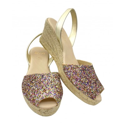 A Sandale 61051 glitter c9a multicolor MUNICH
