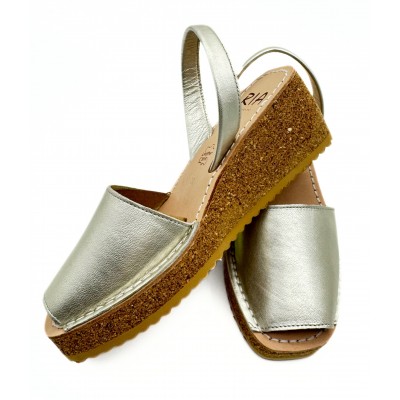 A Sandale Avarca 22960 Metalgrain pearl