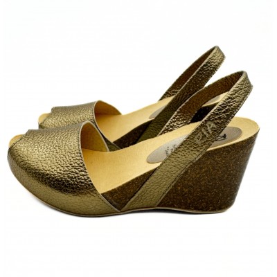 A Sandale 53000 PETRA SMOKE Metalgrain Onix NOU