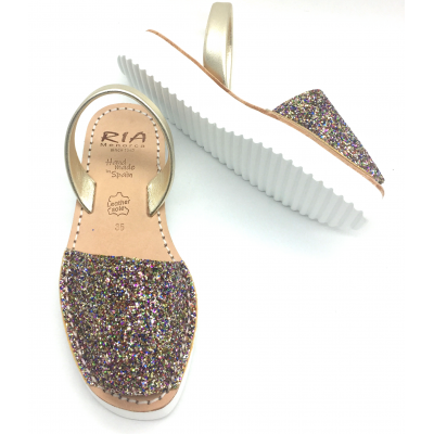 Sandale RIA Menorca Glitter Multicolor ROMA 27300-21224