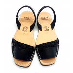 Sandale Ria 40044 Metalgrain Black glitter negru decupat Sandale Ria 40044 Metalgrain Black glitter negru decupat