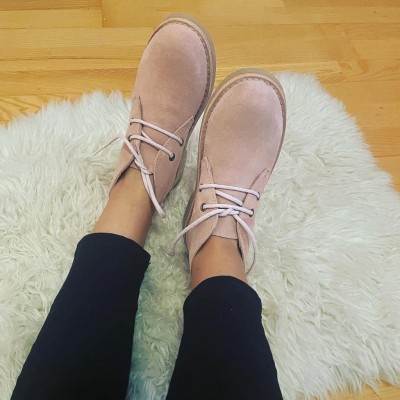 Ghete Sophia piele intoarsa - ROSA LA COMANDA LIVRARE 3-5 ZILE lucratoare ROSA 514