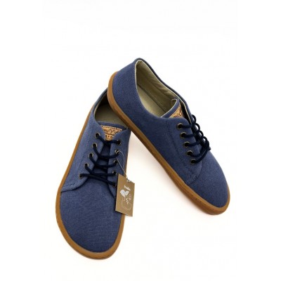 A Pantofi cu siret 3130249 Jeans BAREFOOT