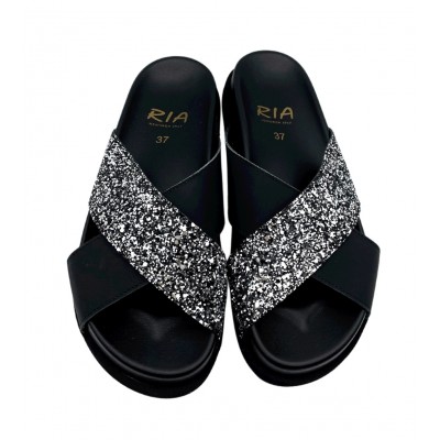 PAPUCI 3002 N NAPPA NEGRU GLITTER NIGHT