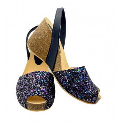 a A Sandale 53000 Glitter Negru Multicolor  c4
