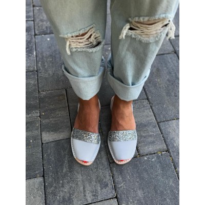 A Sandale Ria 27055 Velvet Snow/Glitter Plata
