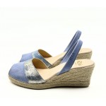 A A A A  Sandale 61037 Sophie duo ANTE DENIM/METAL DESLAVADO MUNICH DUO
