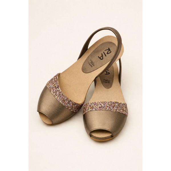a a a a a Sandale 33200-27055 Metal Smoke Glitter C9A