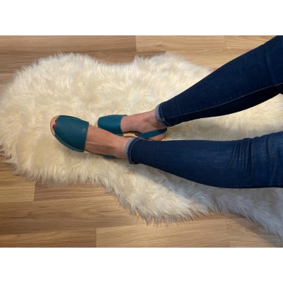 a Sandale 20002 VELVET AQUA MARINA