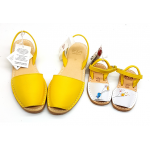 Sandale 20090-27201 Box-Blanco Limon Copii pictate manual