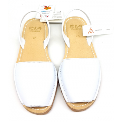 Sandale anatomice Avarca Bufalo Blanco Alb Confort 27500