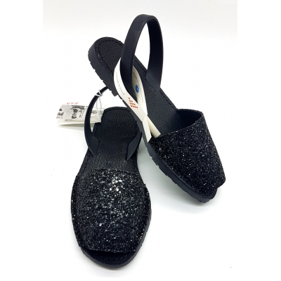 A A a Sandale Ria 20005-21224 Glitter Negru 