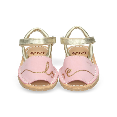 Sandale 20090-27195 Nubuck Candy love rose copii pictate manual