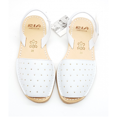 a a aSandale  27212-PS2 Ria Velvet Blanco auriu