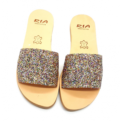 Papuci Ria 40302 21224 Glitter c9a multicolor