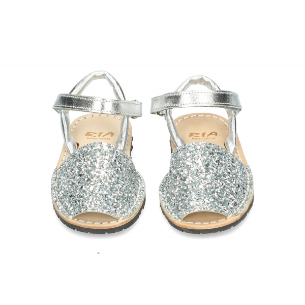 Sandale Ria Glitter Argintiu Copii 