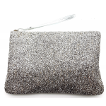 Plic Clutch Glitter ARGINTIU FUNNY