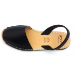 Sandale Avarca Boxcalf/Bufalo/VELVET Negru 20002
