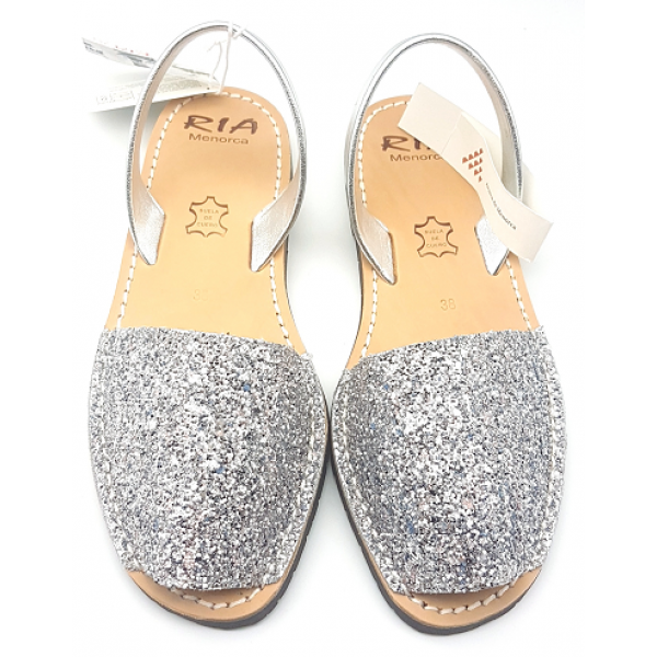 A A A Sandale Ria 21224 Glitterc/1 plata argintiu silver