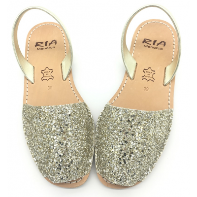 A a Sandale Avarca Glitter Champagne SL15 21224 PEARL