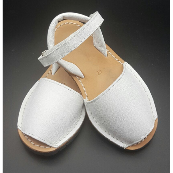 Sandale Ria 20090 Velvet off white Albe copii