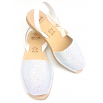 a a Sandale Avarca Glitter Alb C 22 BLANCO 21224