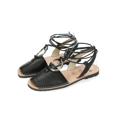 a Sandale 27884-1-S2-VELVET NEGRO NOJITE